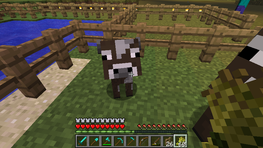 Minecraft mała krowa